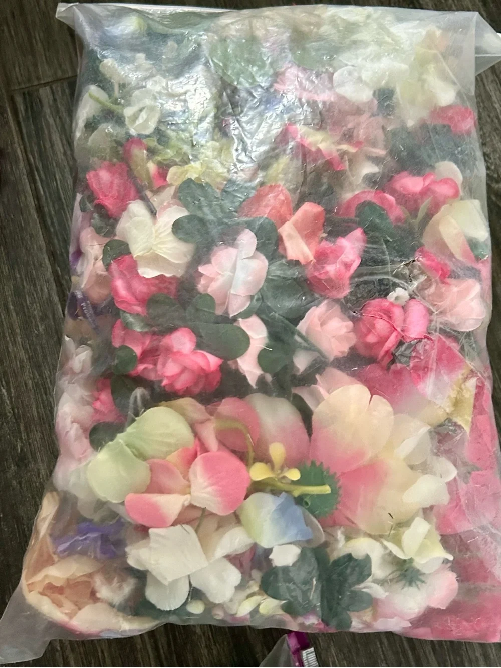 Pink Artificial Flower Bundle for Home Party Decorations farmhouse boho diy